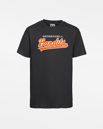 Russell Kids Basic T-Shirt "Gröbenzell Bandits", schwarz-DIAMOND PRIDE