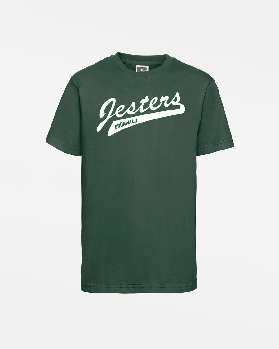 Russell Kids Basic T-Shirt "Grünwald Jesters", Script, dunkelgrün-DIAMOND PRIDE