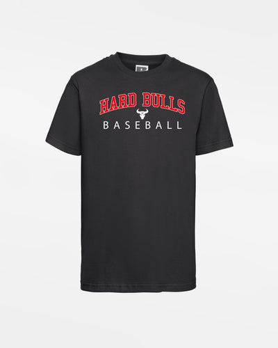 Russell Kids Basic T-Shirt "Hard Bulls", City Baseball, schwarz-DIAMOND PRIDE