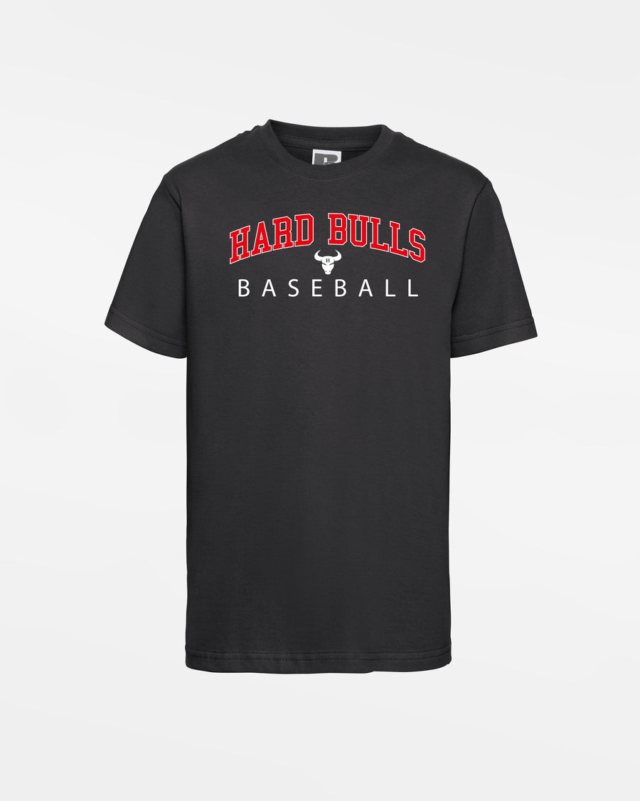 Russell Kids Basic T-Shirt "Hard Bulls", City Baseball, schwarz-DIAMOND PRIDE