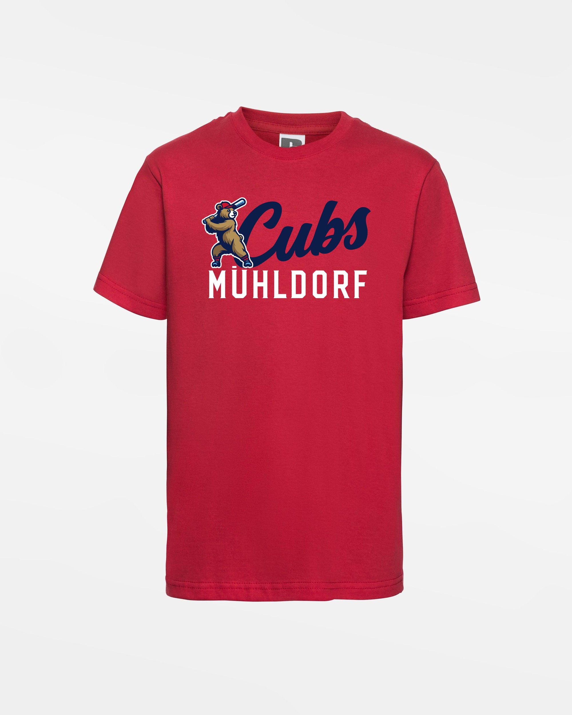 Russell Kids Basic T-Shirt "Mühldorf Cubs", Primary Logo, rot-DIAMOND PRIDE