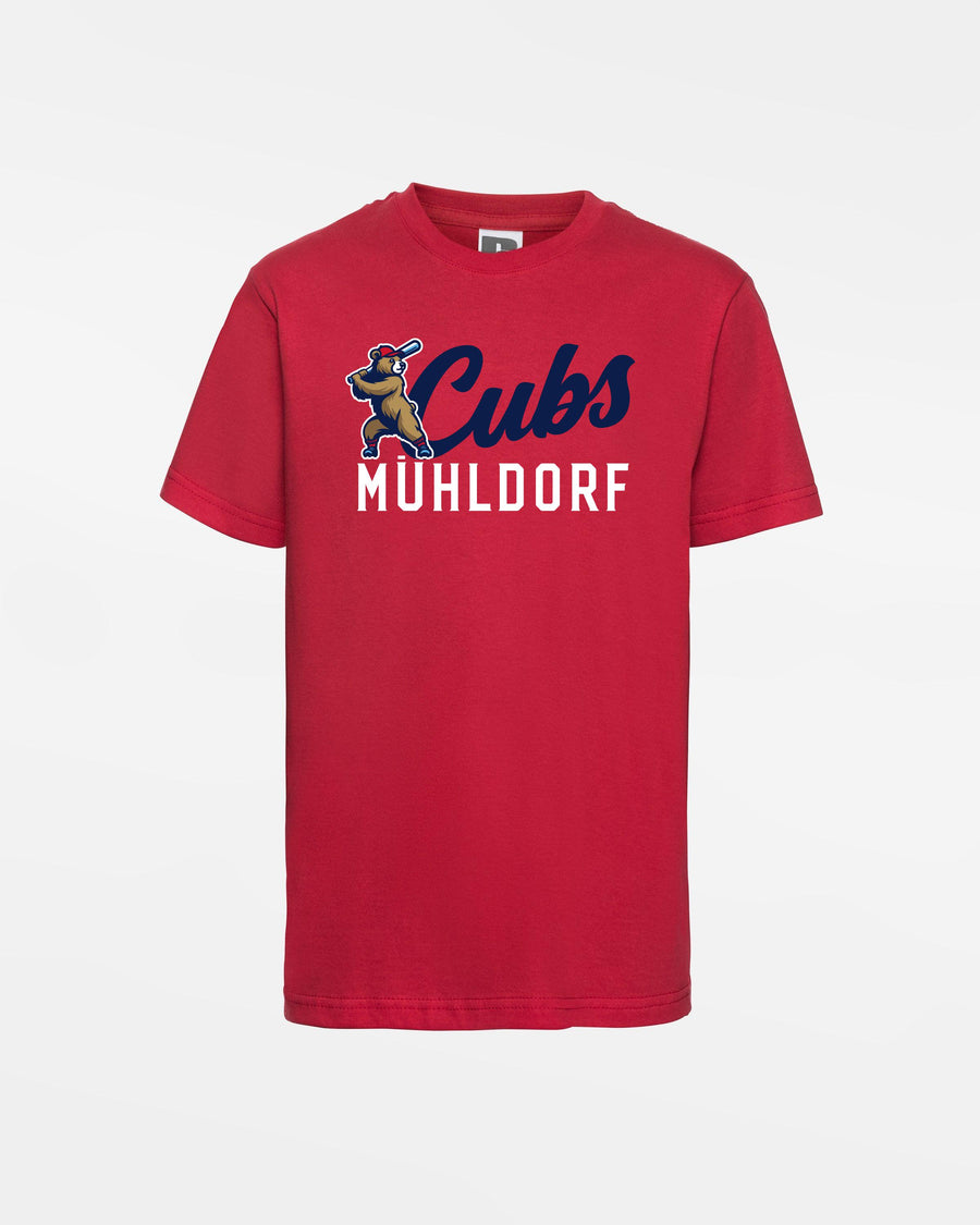 Russell Kids Basic T-Shirt "Mühldorf Cubs", Primary Logo, rot-DIAMOND PRIDE