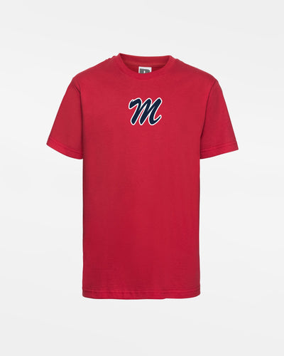 Russell Kids Basic T-Shirt "Nagold Mohawks", M, rot-DIAMOND PRIDE