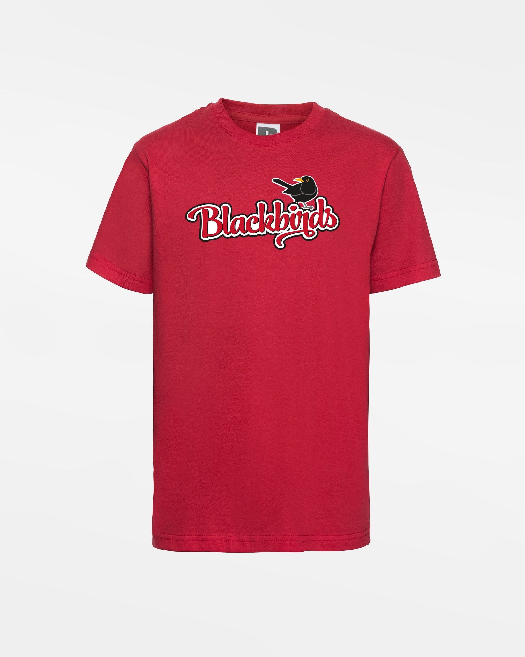 Russell Kids Basic T-Shirt "Wolfsburg Blackbirds", Bird, rot-DIAMOND PRIDE
