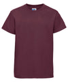 Russell Kids Basic T-Shirt, maroon-rot-DIAMOND PRIDE