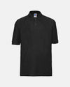 Russell Kids Polo-Shirt, schwarz-DIAMOND PRIDE