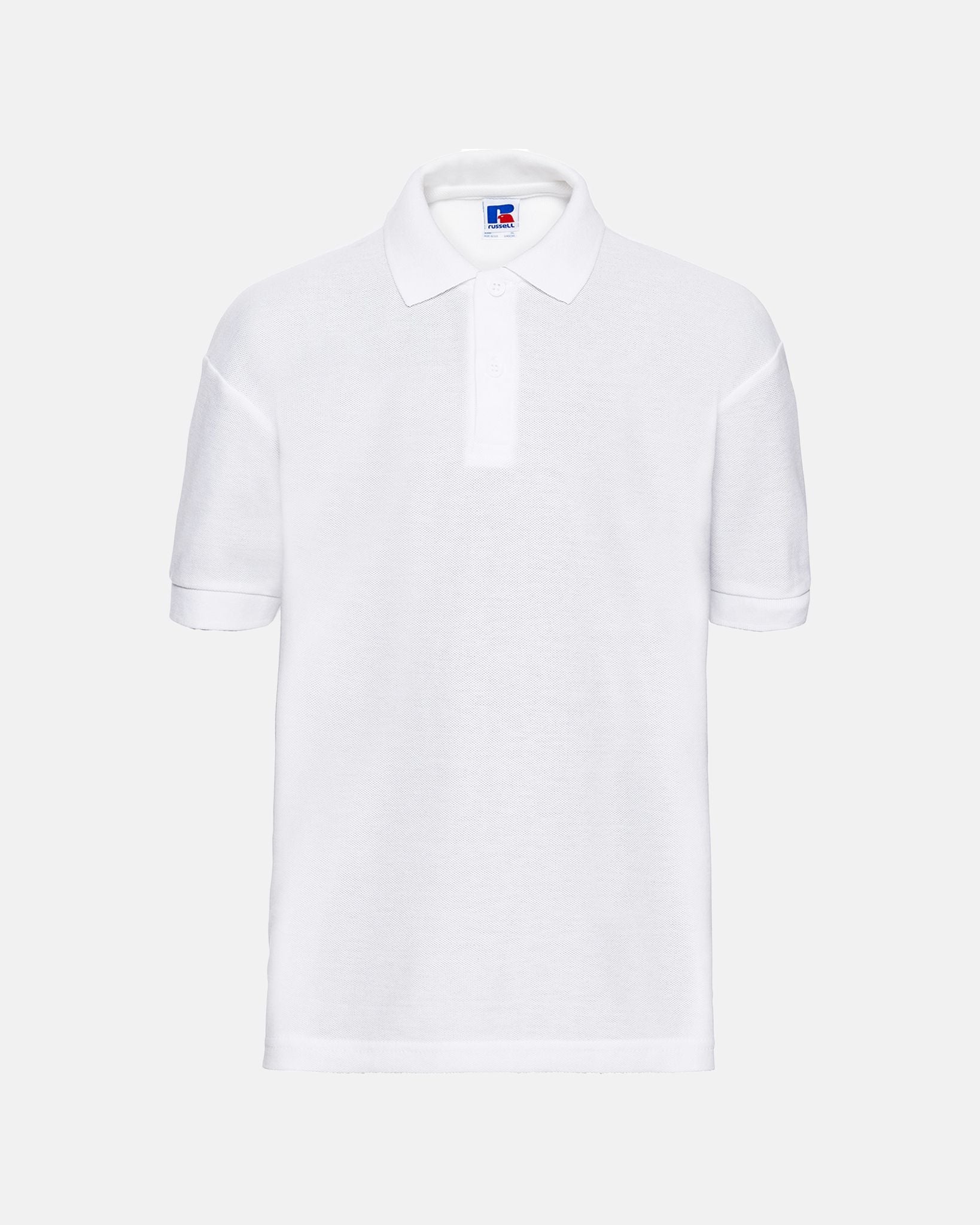 Russell Kids Polo-Shirt, weiss-DIAMOND PRIDE