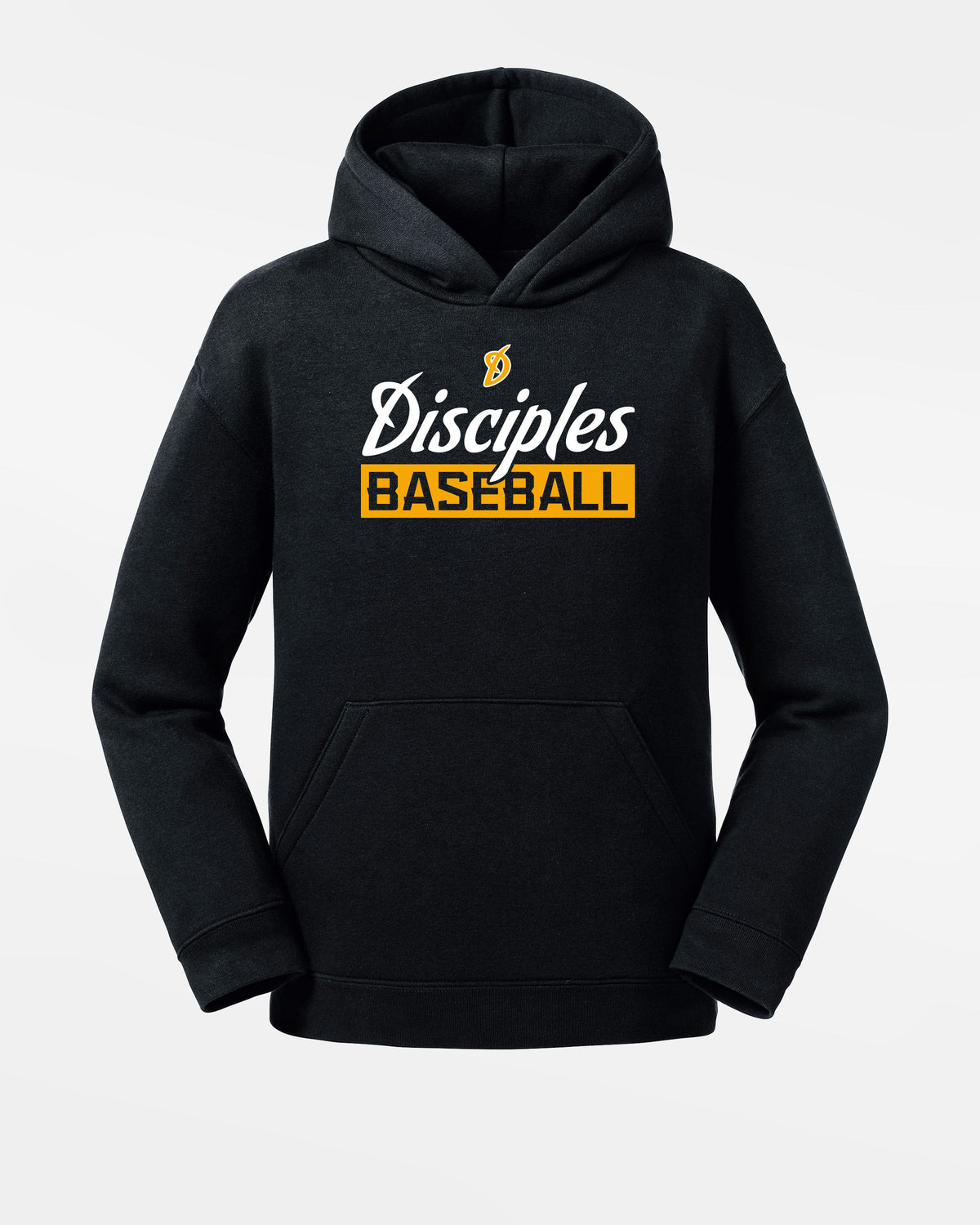 Russell Kids Premium Heavy Hoodie "Munich-Haar Disciples", Baseball, schwarz