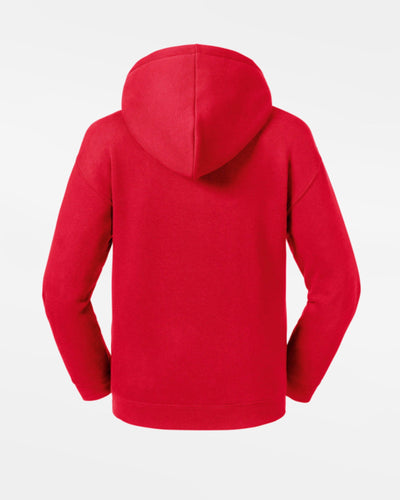 Russell Kids Premium Heavy Zip-Hoodie "Frankfurt Eagles", Crest, rot-DIAMOND PRIDE