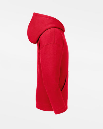 Russell Kids Premium Heavy Zip-Hoodie "Frankfurt Eagles", Crest, rot-DIAMOND PRIDE