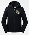 Russell Kids Premium Heavy Zip-Hoodie, "Füssen Royal Bavarians", RB, schwarz-DIAMOND PRIDE
