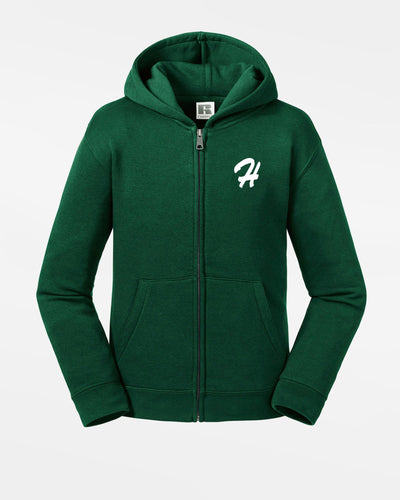 Russell Kids Premium Heavy Zip-Hoodie "Herrenberg Wanderers", H, dunkelgrün-DIAMOND PRIDE