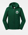 Russell Kids Premium Heavy Zip-Hoodie „Kufstein Vikings“, Crest, dunkelgrün-DIAMOND PRIDE