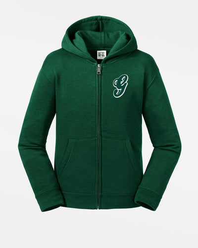 Russell Kids Premium Heavy Zip-Hoodie "Niederlamitz Greens", G, dunkelgrün-DIAMOND PRIDE