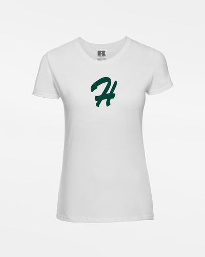 Russell Ladies Basic T-Shirt "Herrenberg Wanderers", H, weiss-DIAMOND PRIDE