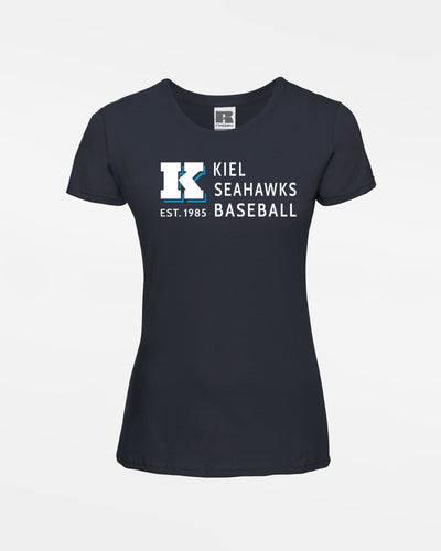 Russell Ladies Basic T-Shirt "Kiel Seahawks", Script, navy blau-DIAMOND PRIDE