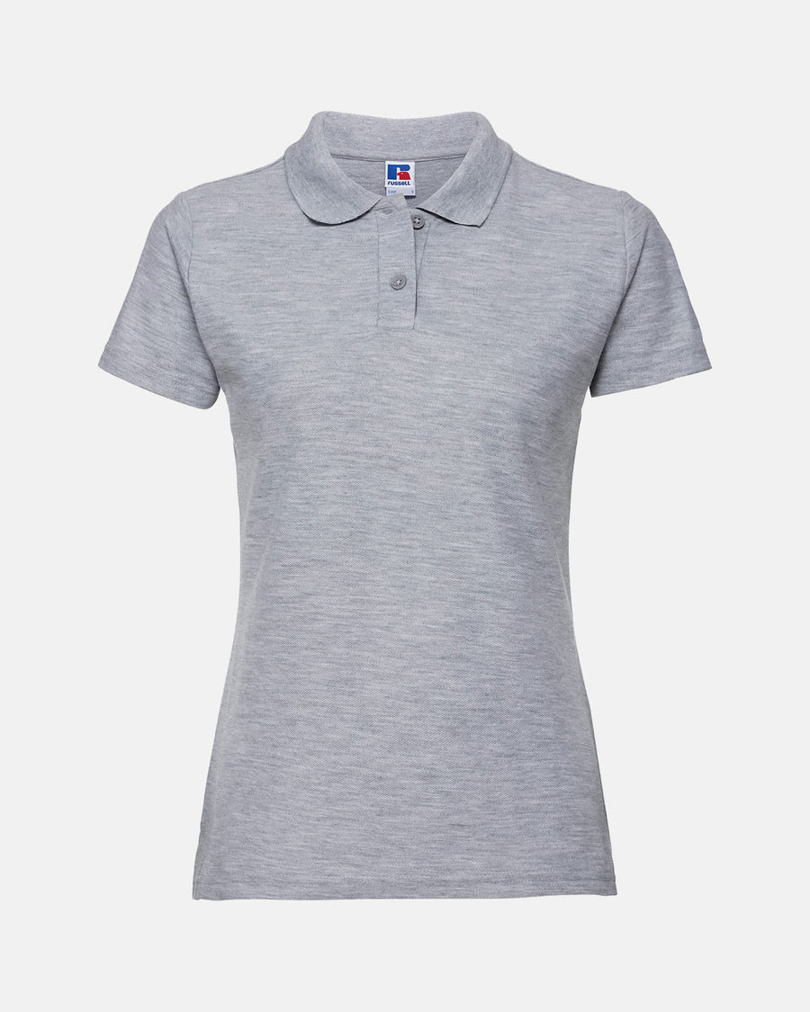 Russell Ladies Polo-Shirt, heather grau-DIAMOND PRIDE