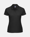 Russell Ladies Polo-Shirt, schwarz-DIAMOND PRIDE