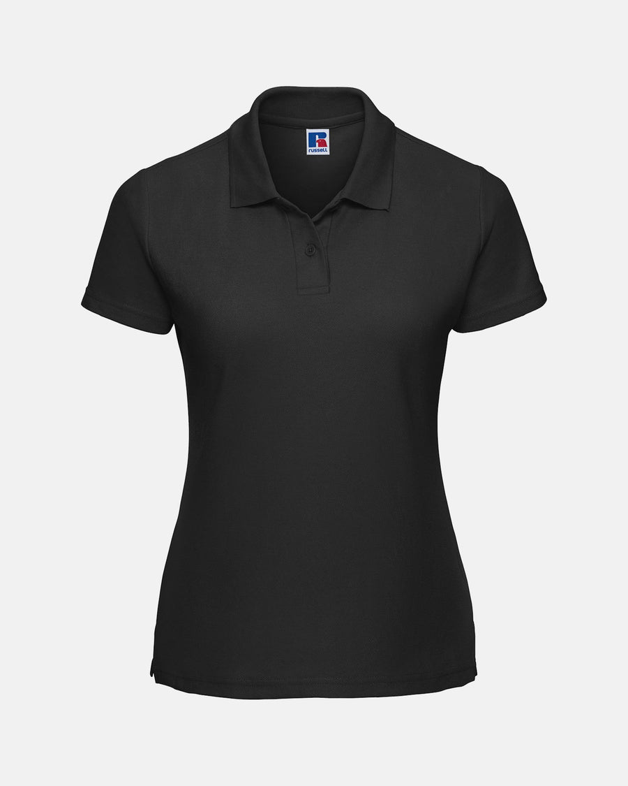 Russell Ladies Polo-Shirt, schwarz-DIAMOND PRIDE