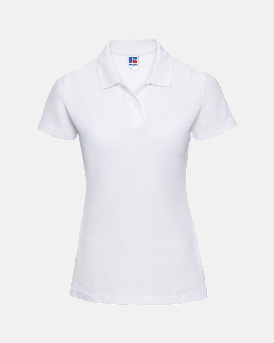 Russell Ladies Polo-Shirt, weiss-DIAMOND PRIDE