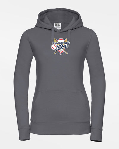 Russell Ladies Premium Heavy Hoodie "Braunschweig 89ers", Primary Logo, dunkelgrau-DIAMOND PRIDE