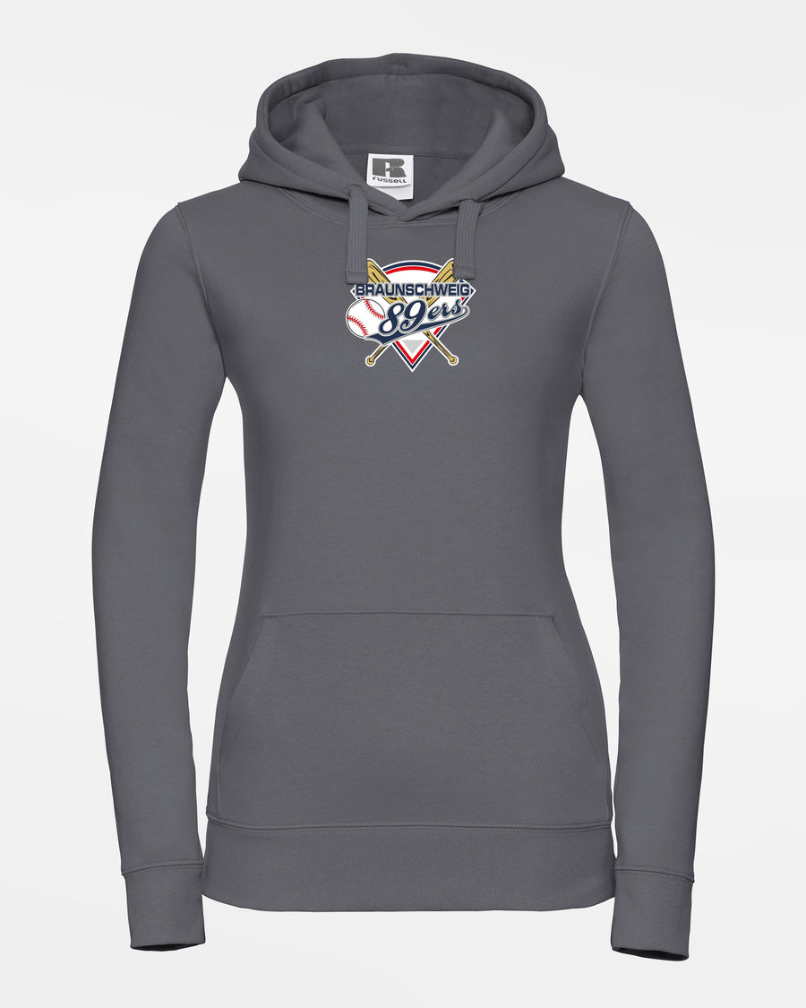 Russell Ladies Premium Heavy Hoodie "Braunschweig 89ers", Primary Logo, dunkelgrau-DIAMOND PRIDE