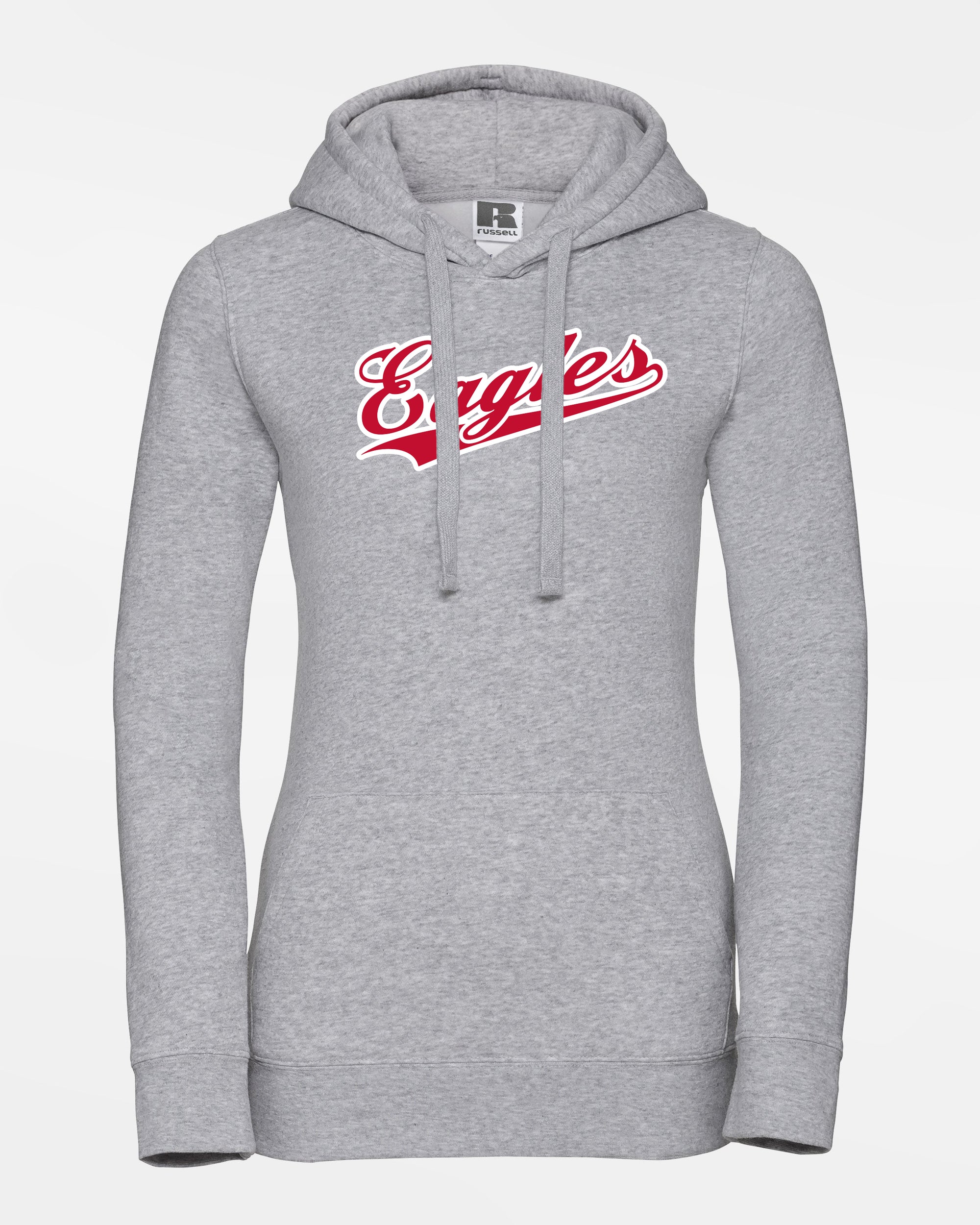 Russell Ladies Premium Heavy Hoodie "Frankfurt Eagles", Eagles, heather grau-DIAMOND PRIDE