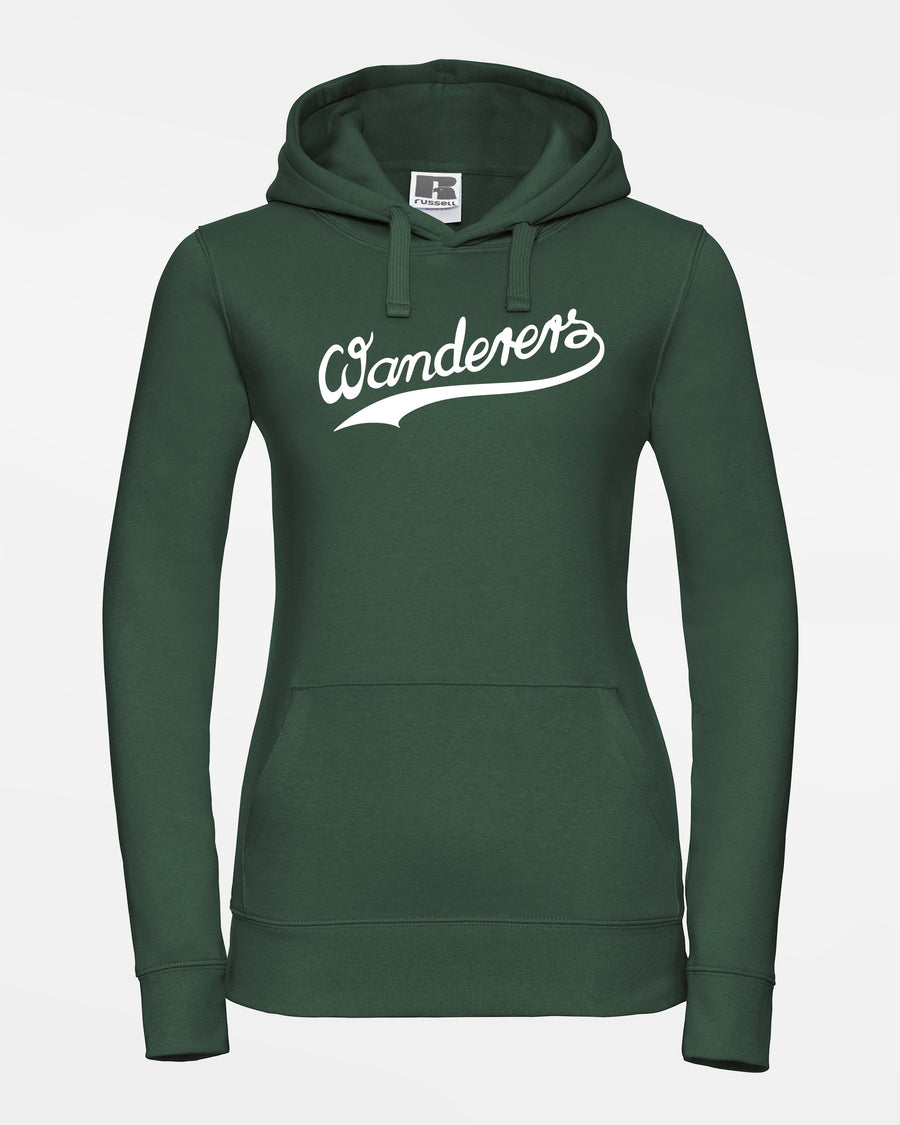 Russell Ladies Premium Heavy Hoodie "Herrenberg Wanderers", Script, dunkelgrün-DIAMOND PRIDE