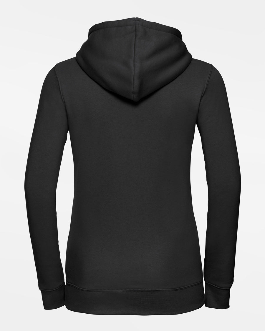 Russell Ladies Premium Heavy Hoodie "Laufer Wölfe", ALL BLACK, schwarz-DIAMOND PRIDE