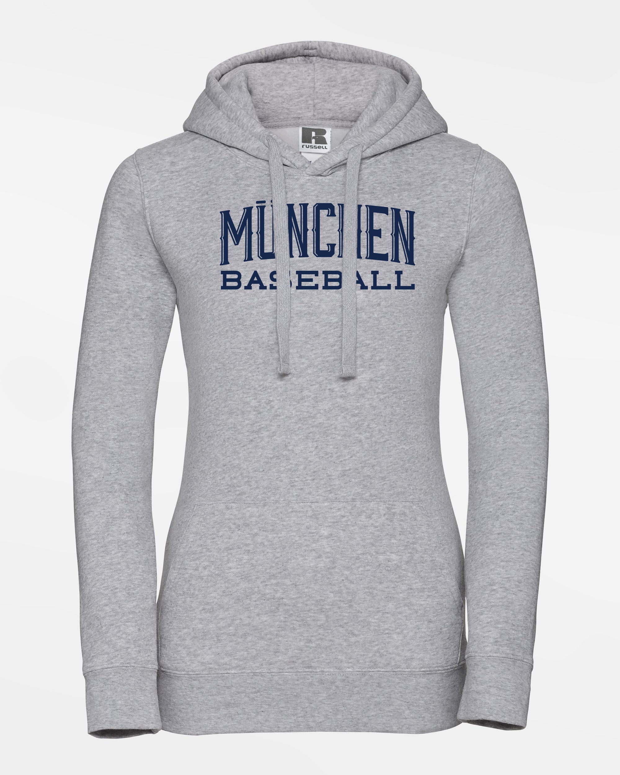 Russell Ladies Premium Heavy Hoodie "Munich Caribes", City, heather grau-DIAMOND PRIDE