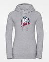 Russell Ladies Premium Heavy Hoodie "Nagold Mohawks", Crest, heather grau-DIAMOND PRIDE