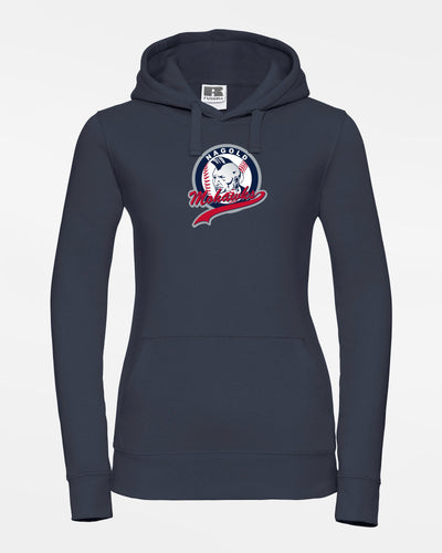 Russell Ladies Premium Heavy Hoodie "Nagold Mohawks", Crest, navy blau-DIAMOND PRIDE