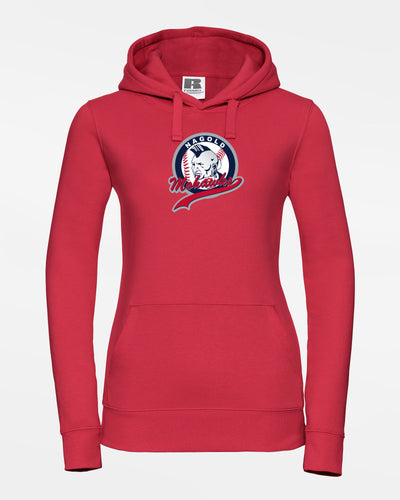 Russell Ladies Premium Heavy Hoodie "Nagold Mohawks", Crest, rot-DIAMOND PRIDE