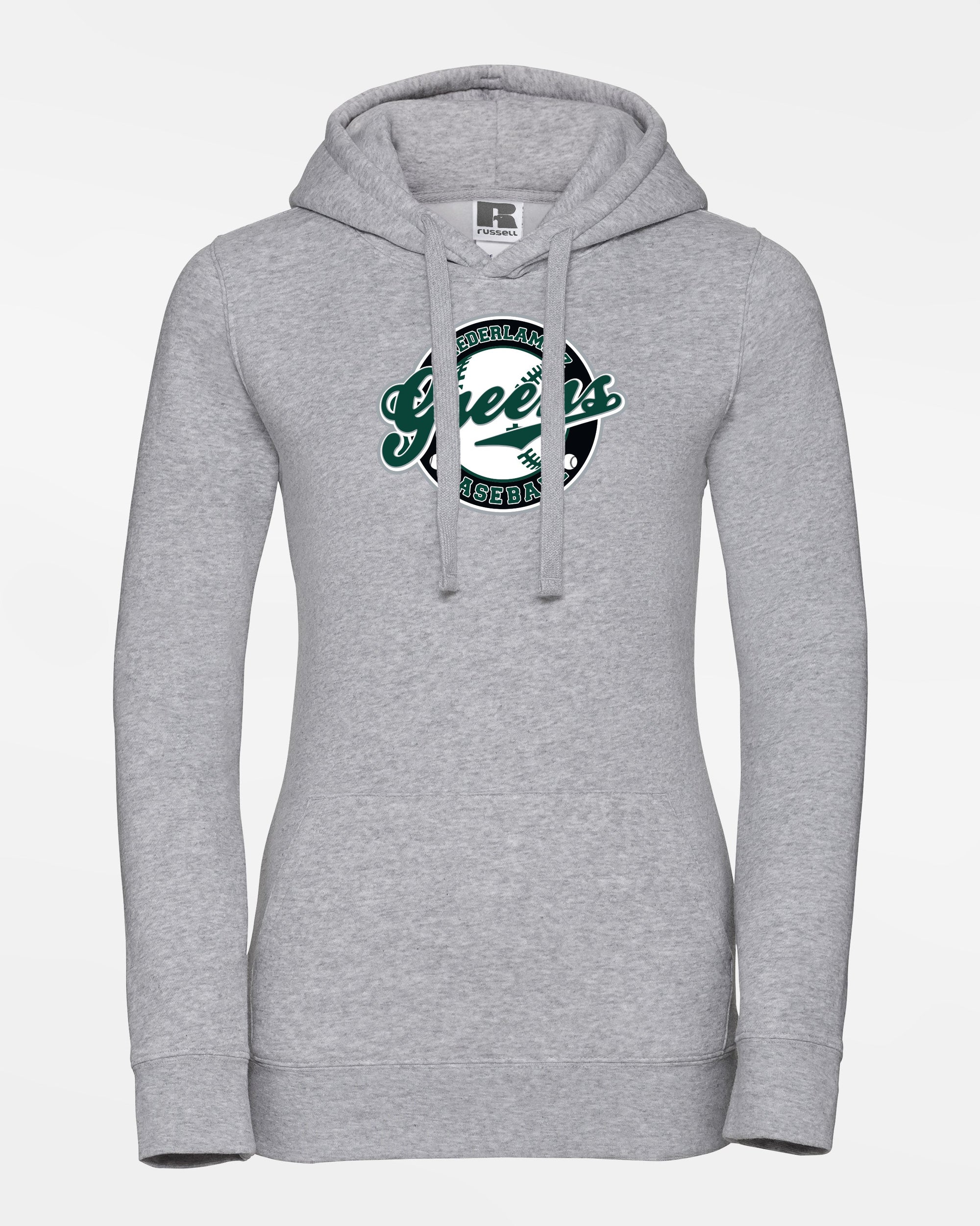Russell Ladies Premium Heavy Hoodie "Niederlamitz Greens", Crest, heather grau-DIAMOND PRIDE