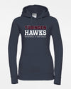 Russell Ladies Premium Heavy Hoodie "Tübingen Hawks", Primary Logo, navy blau-DIAMOND PRIDE