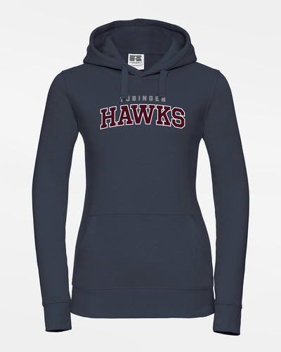 Russell Ladies Premium Heavy Hoodie "Tübingen Hawks", Script, navy blau-DIAMOND PRIDE