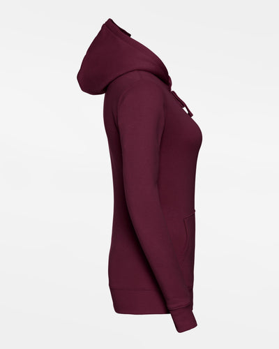 Russell Ladies Premium Heavy Hoodie "Wesseling Vermins", Old Vermins Softball, maroon-rot-DIAMOND PRIDE
