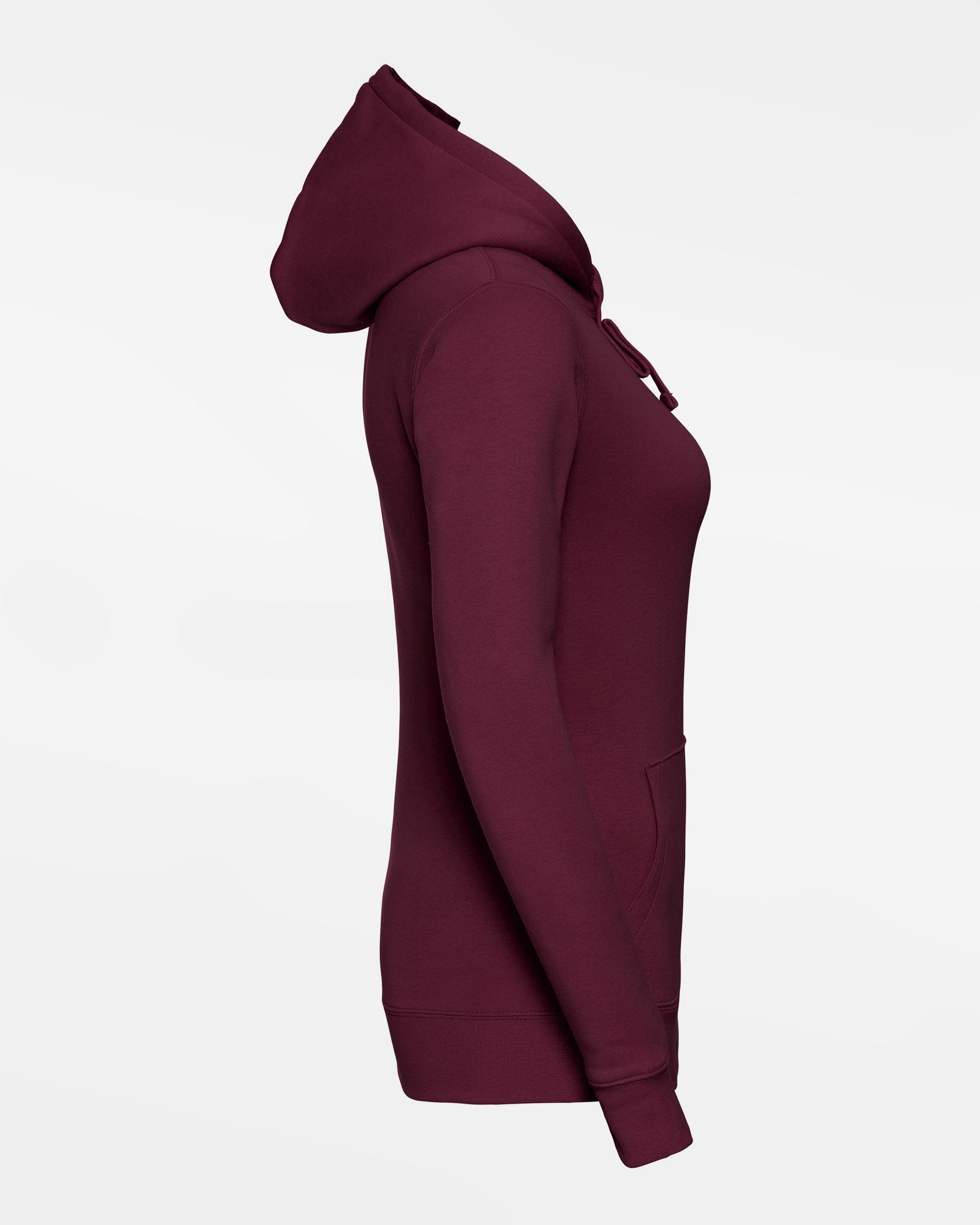 Russell Ladies Premium Heavy Hoodie "Wesseling Vermins", V & Vermins, maroon-rot-DIAMOND PRIDE