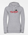 Russell Ladies Premium Heavy Hoodie "Wolfsburg Blackbirds", Bird, heather grau-DIAMOND PRIDE