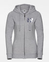 Russell Ladies Premium Heavy Zip-Hoodie "Braunschweig 89ers", B, heather grau-DIAMOND PRIDE