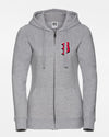 Russell Ladies Premium Heavy Zip-Hoodie "Bremen Dockers", B, heather grau-DIAMOND PRIDE