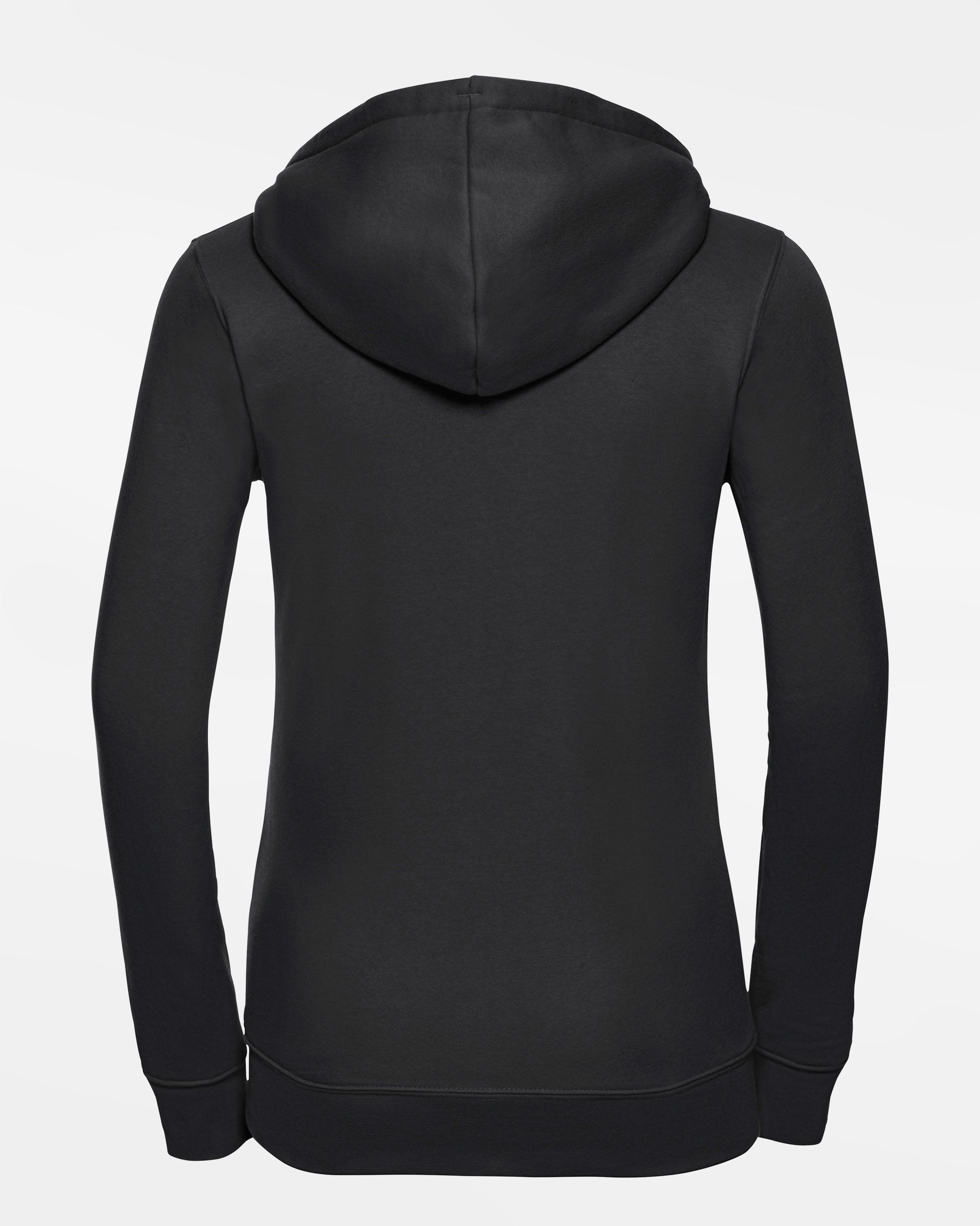 Russell Ladies Premium Heavy Zip-Hoodie "Freising Grizzlies", All-Black Bear, schwarz-DIAMOND PRIDE