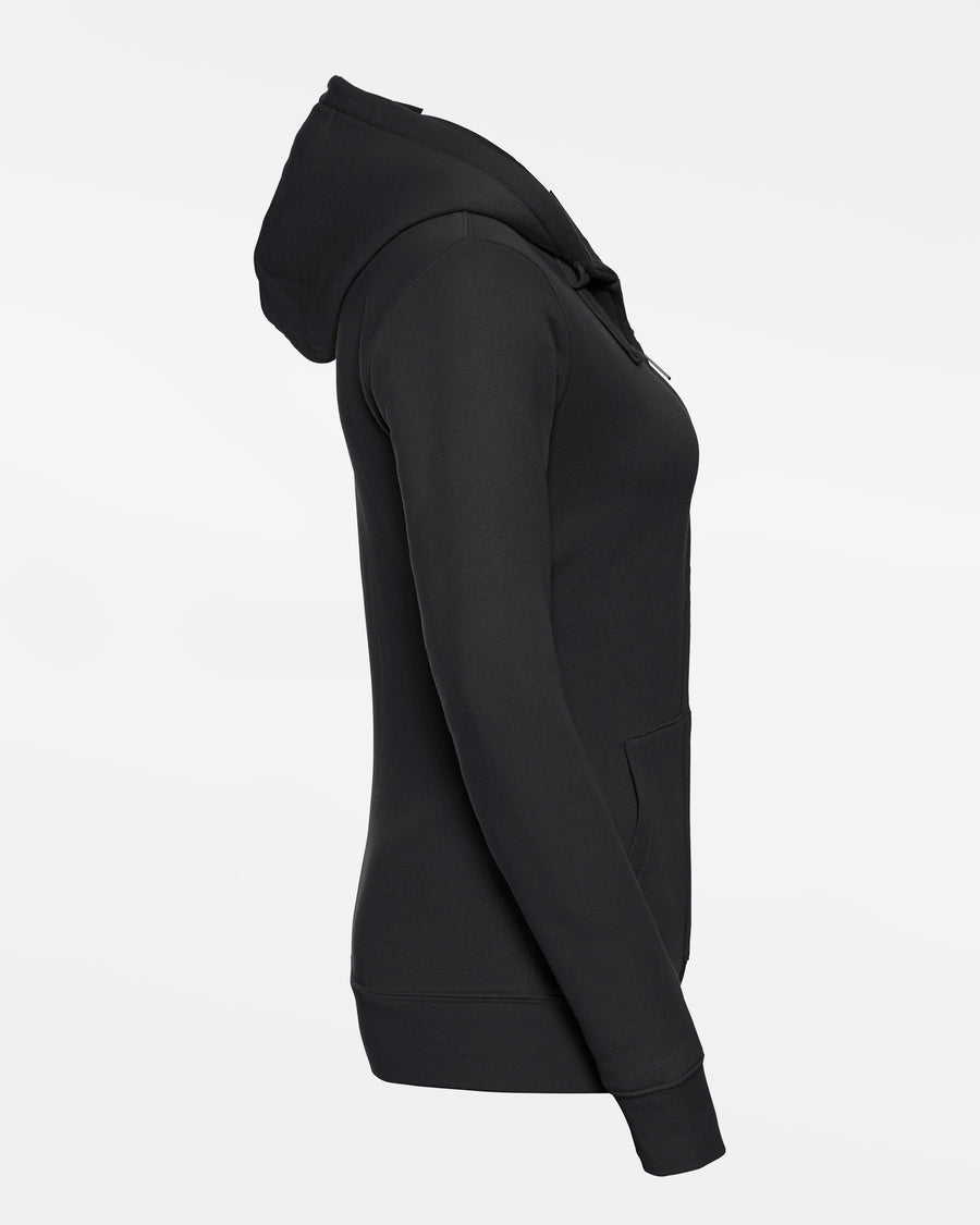 Russell Ladies Premium Heavy Zip-Hoodie "Gröbenzell Bandits", schwarz-DIAMOND PRIDE