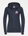 Russell Ladies Premium Heavy Zip-Hoodie "Nagold Mohawks", Crest, navy blau-DIAMOND PRIDE