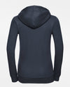 Russell Ladies Premium Heavy Zip-Hoodie "Nagold Mohawks", Head, navy blau-DIAMOND PRIDE