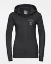 Russell Ladies Premium Heavy Zip-Hoodie "Stuttgart Reds", Crest S, schwarz-DIAMOND PRIDE