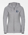 Russell Ladies Premium Heavy Zip-Hoodie "Tübingen Hawks", H, heather grau-DIAMOND PRIDE