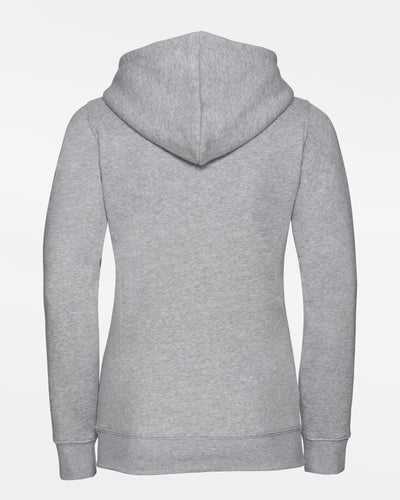 Russell Ladies Premium Heavy Zip-Hoodie "Tübingen Hawks", H, heather grau-DIAMOND PRIDE