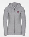 Russell Ladies Premium Heavy Zip-Hoodie "Tübingen Hawks", H, heather grau-DIAMOND PRIDE