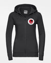 Russell Ladies Premium Heavy Zip-Hoodie "Wolfsburg Blackbirds", Crest, schwarz-DIAMOND PRIDE
